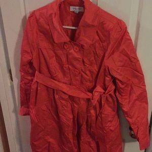Beautiful orange maternity jacket
